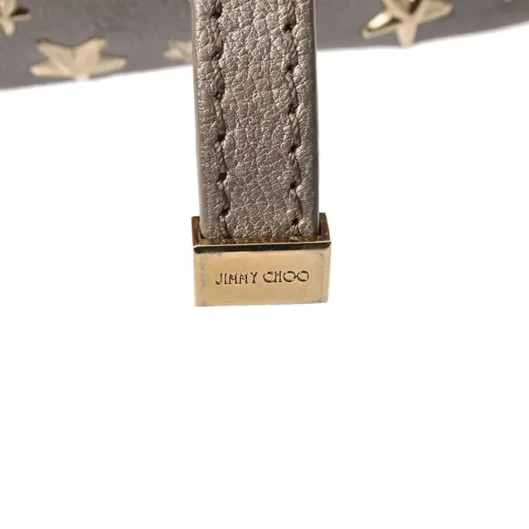 Jimmy Choo Star Studs Handbag Silver - #125540J23B - Picture 10 of 12